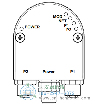 AC58-Profinet光電絕對(duì)值編碼器電氣連接-總線(xiàn)罩殼 德國(guó)hengstler(亨士樂(lè))編碼器