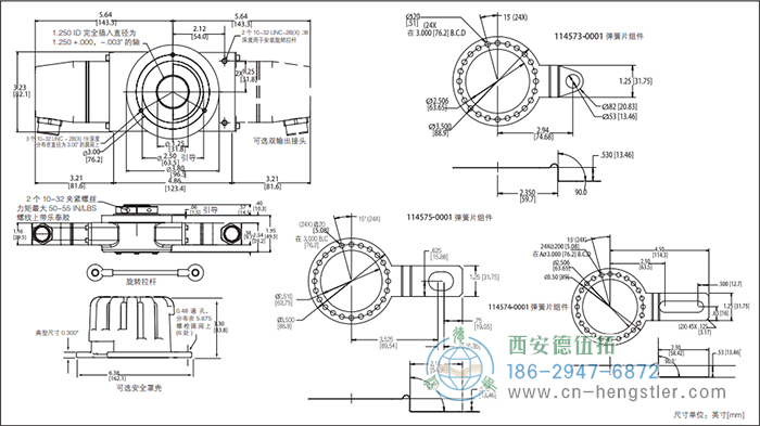 HSD35防爆重載光電增量編碼器外形及安裝尺寸 NorthStar(北極星)編碼器