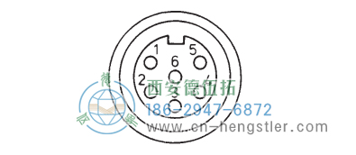 RI36-O標(biāo)準(zhǔn)實(shí)心軸光電增量編碼器外形及安裝尺寸(電氣連接 M16 連接器 Binder，6 腳) 德國hengstler(亨士樂)編碼器