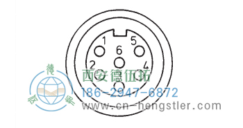 RI58-O/RI58-T標(biāo)準(zhǔn)實(shí)心軸光電增量編碼器(電氣連接 M16 連接器(Binder)，6腳) 德國(guó)hengstler(亨士樂(lè))編碼器