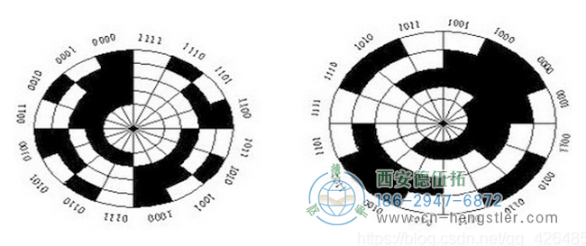 圖2、絕對編碼器圓盤光柵