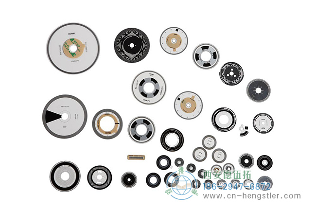 圖為一些編碼器碼盤的樣式照片
